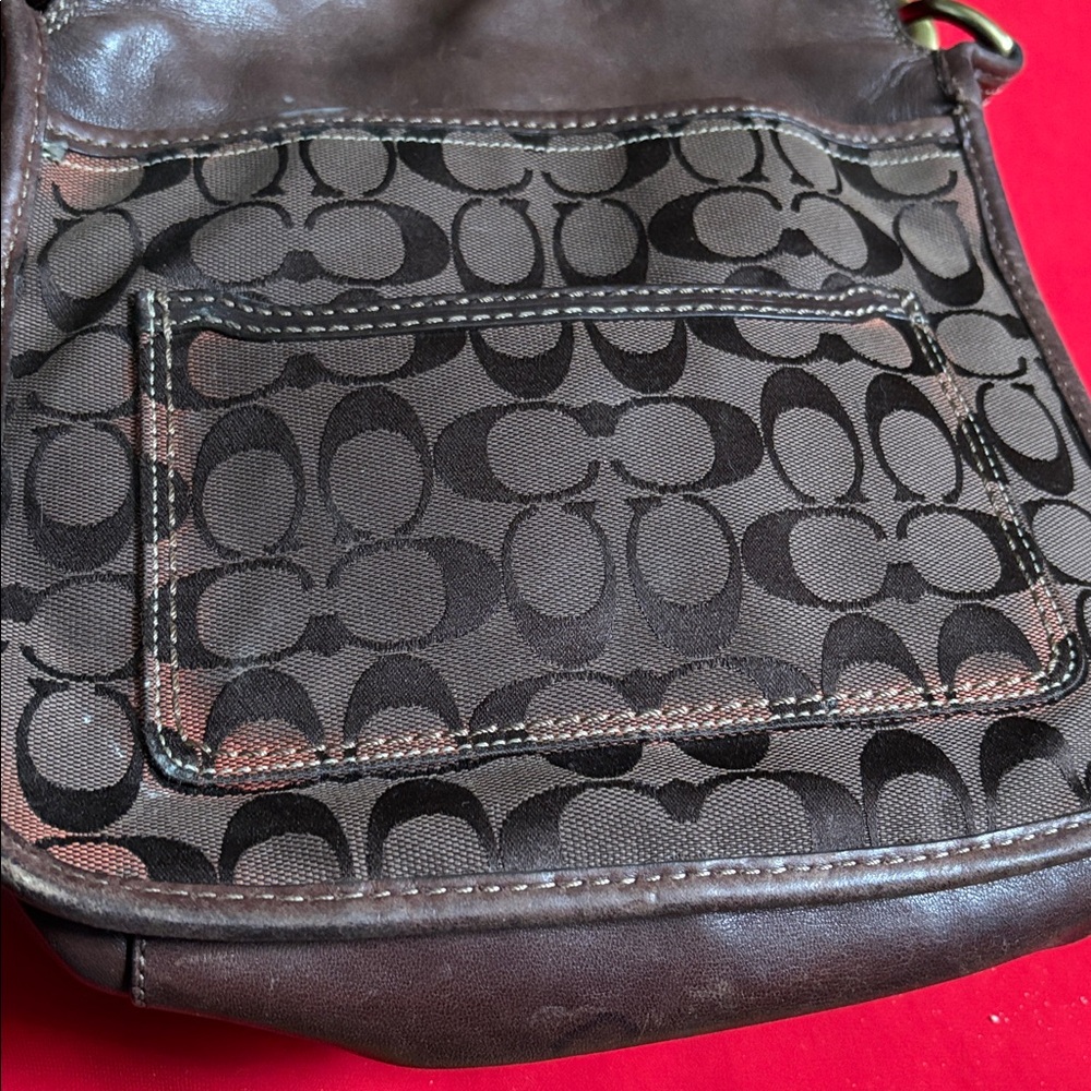 Coach Bleeker mahogany satchel bag 11434. - Picture 6 of 13